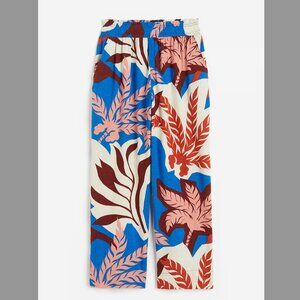 H&M Tropical Linen Blend Pants